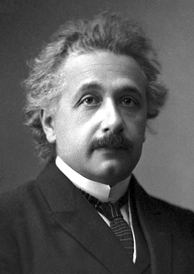 Fotografía oficial de Albert Einstein tras recibir el Premio Nobel de Física de 1921