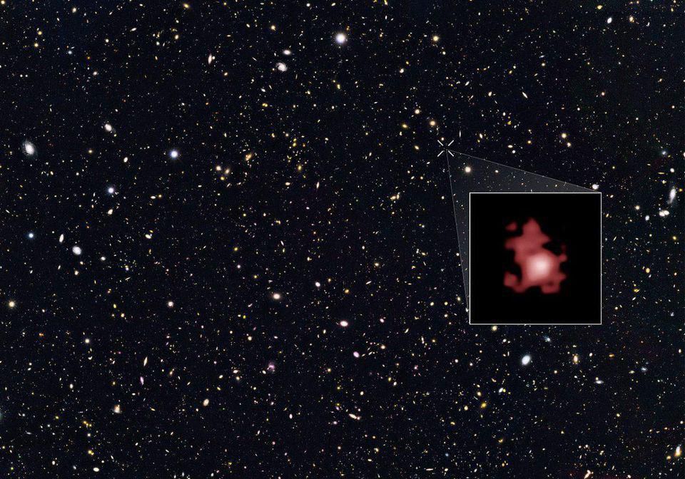 galaxia mais distante