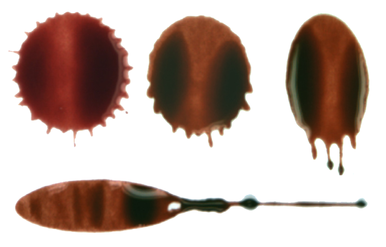 mancha nao perpendicular