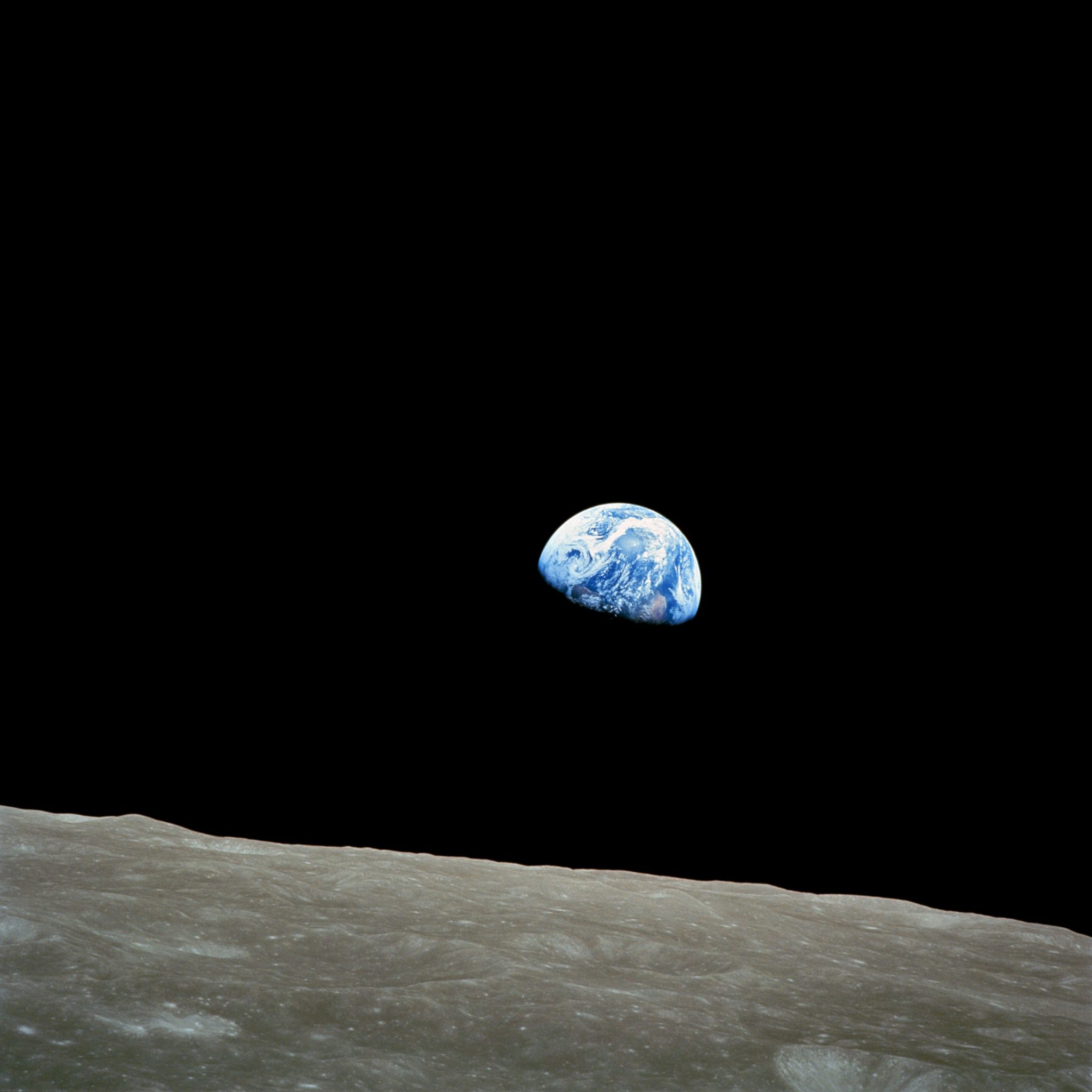 terra vista da lua